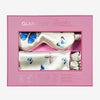 Glampton Satin Sleep Set Butterfly pillowcase eye mask and scrunchie
